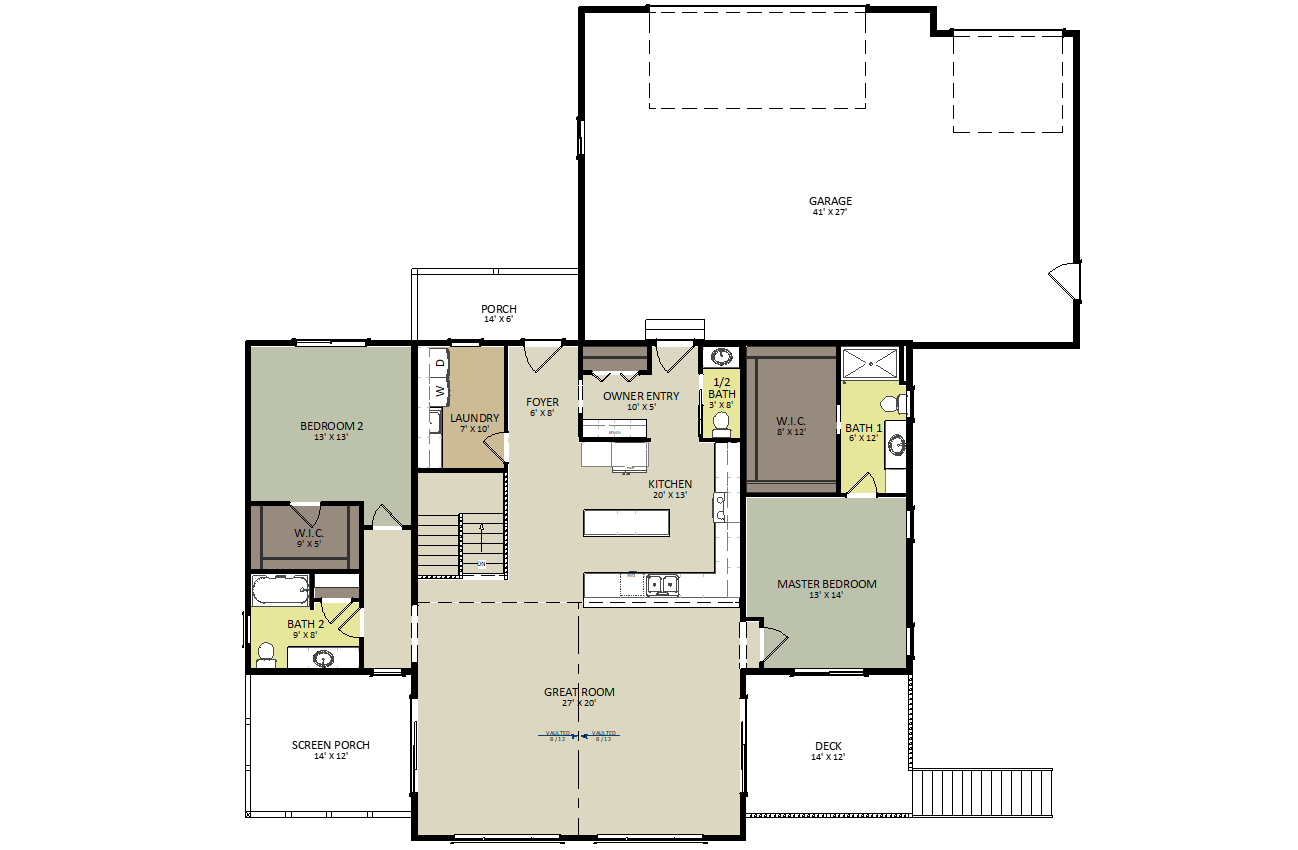 Tomahawk First Floor Floor Plan
